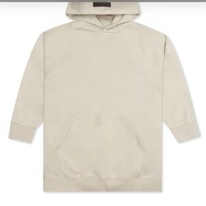 FEAR OF GOD ESSENTIALS ESSENTIALS WOMEN'S 3/4 SLEEVE HOODIE. WHEAT size Xxs
